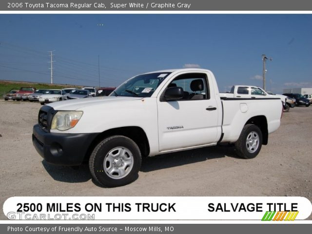 2006 Toyota Tacoma Regular Cab in Super White