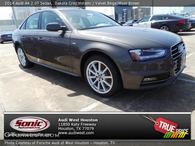 2014 Audi A4 2.0T Sedan in Dakota Grey Metallic