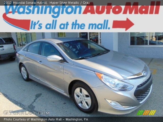 2012 Hyundai Sonata Hybrid in Hyper Silver Metallic