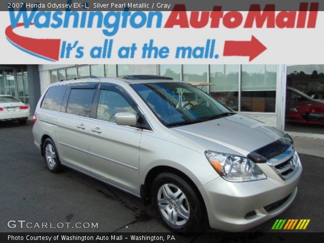 2007 Honda Odyssey EX-L in Silver Pearl Metallic
