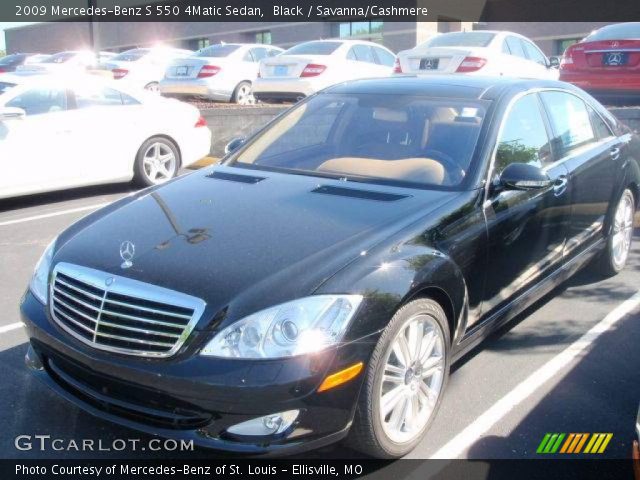 2009 Mercedes-Benz S 550 4Matic Sedan in Black