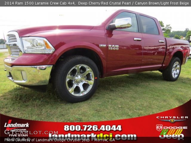 2014 Ram 1500 Laramie Crew Cab 4x4 in Deep Cherry Red Crystal Pearl