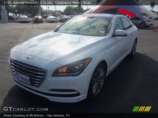 2015 Hyundai Genesis 3.8 Sedan in Casablanca White