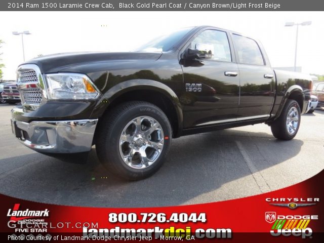 2014 Ram 1500 Laramie Crew Cab in Black Gold Pearl Coat