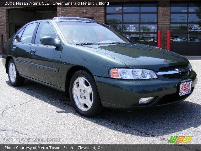 2001 Nissan Altima GLE in Green Emerald Metallic