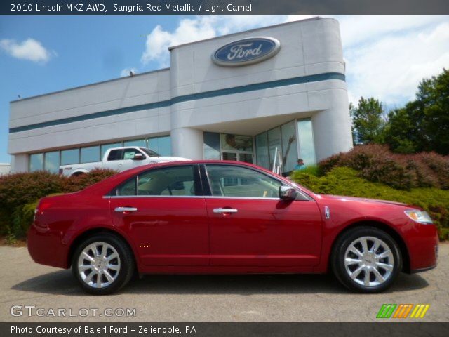 2010 Lincoln MKZ AWD in Sangria Red Metallic
