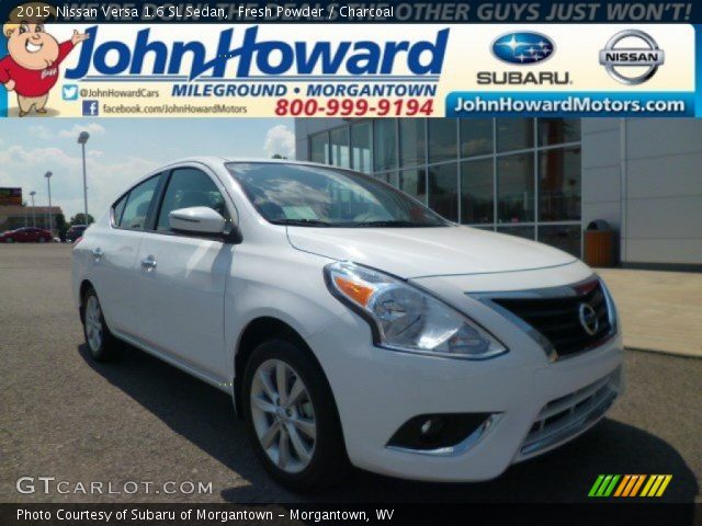 2015 Nissan Versa 1.6 SL Sedan in Fresh Powder