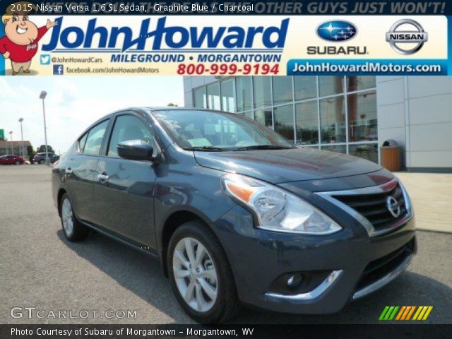2015 Nissan Versa 1.6 SL Sedan in Graphite Blue