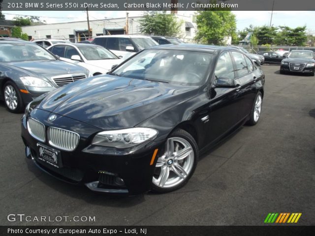 2012 BMW 5 Series 550i xDrive Sedan in Carbon Black Metallic