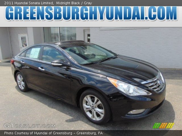 2011 Hyundai Sonata Limited in Midnight Black