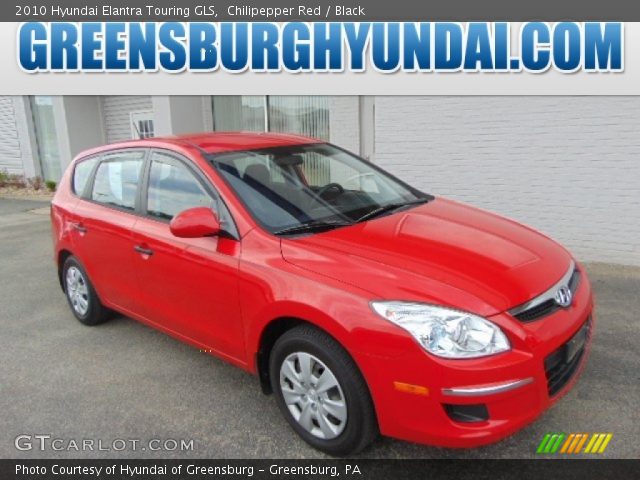 2010 Hyundai Elantra Touring GLS in Chilipepper Red