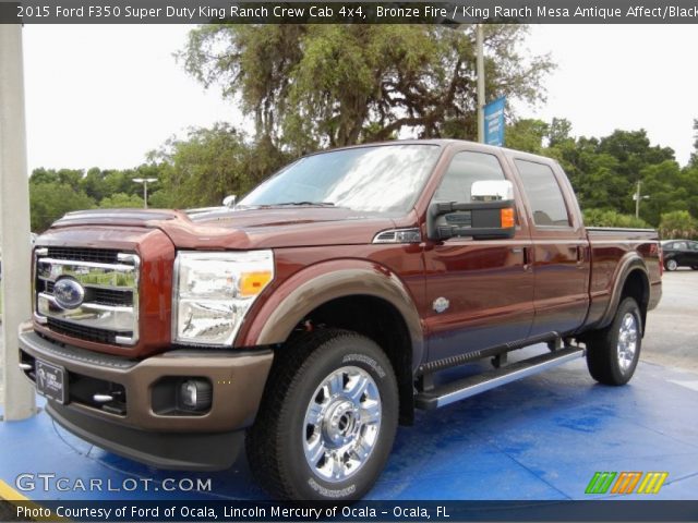2015 Ford F350 Super Duty King Ranch Crew Cab 4x4 in Bronze Fire