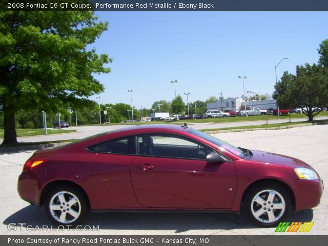 2008 Pontiac G6 GT Coupe in Performance Red Metallic