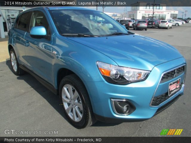 2014 Mitsubishi Outlander Sport ES AWD in Laguna Blue Metallic