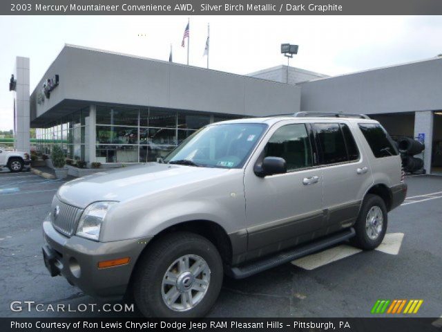 2003 Mercury Mountaineer Convenience AWD in Silver Birch Metallic