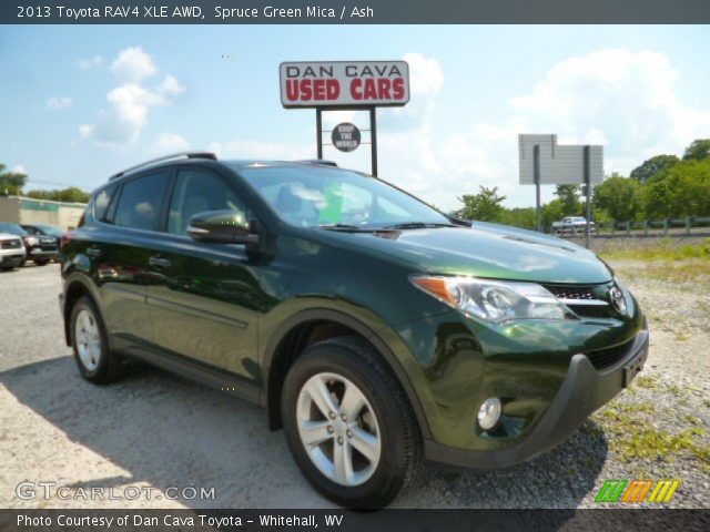 2013 Toyota RAV4 XLE AWD in Spruce Green Mica