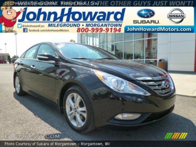 2012 Hyundai Sonata Limited in Midnight Black