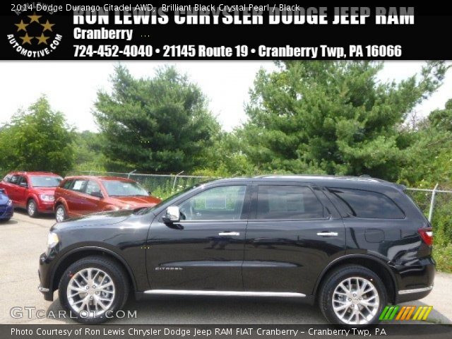 2014 Dodge Durango Citadel AWD in Brilliant Black Crystal Pearl