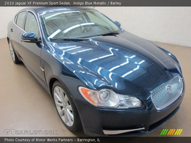 2010 Jaguar XF Premium Sport Sedan in Indigo Blue Metallic