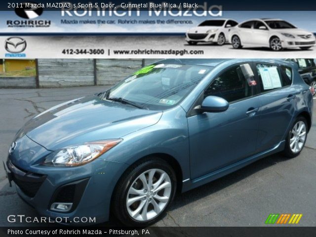 2011 Mazda MAZDA3 s Sport 5 Door in Gunmetal Blue Mica