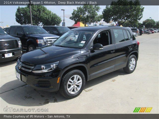 2014 Volkswagen Tiguan S 4Motion in Deep Black Metallic