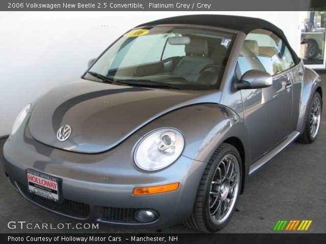 2006 Volkswagen New Beetle 2.5 Convertible in Platinum Grey