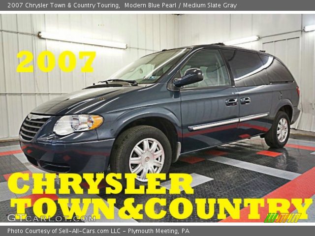 2007 Chrysler Town & Country Touring in Modern Blue Pearl