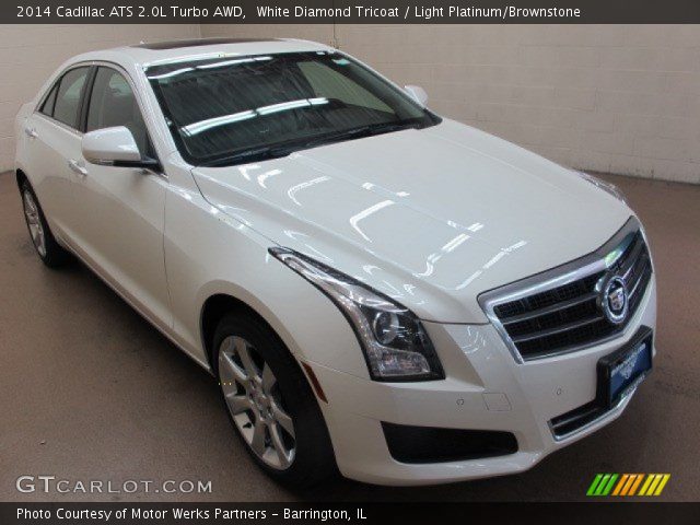 2014 Cadillac ATS 2.0L Turbo AWD in White Diamond Tricoat