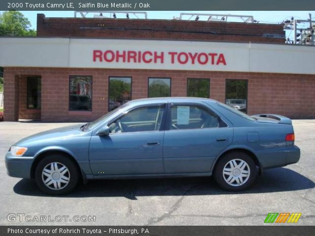 2000 Toyota Camry LE in Sailfin Blue Metallic