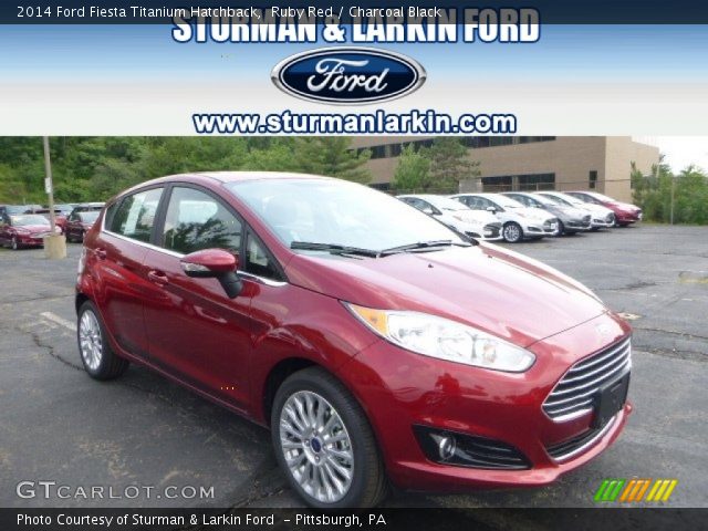 2014 Ford Fiesta Titanium Hatchback in Ruby Red