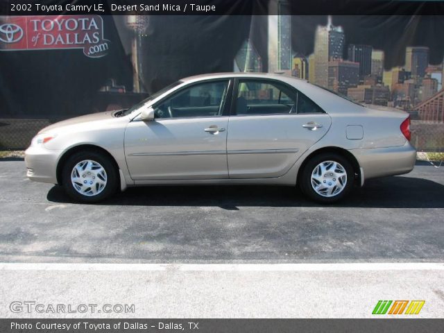 2002 Toyota Camry LE in Desert Sand Mica