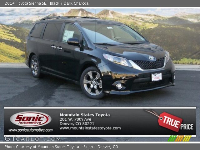 2014 Toyota Sienna SE in Black