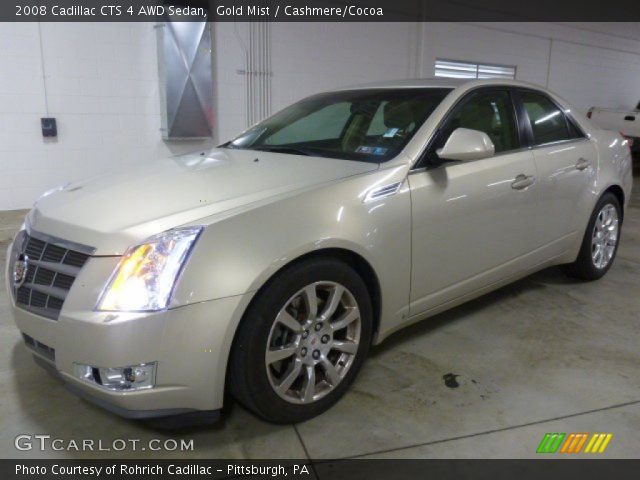 2008 Cadillac CTS 4 AWD Sedan in Gold Mist