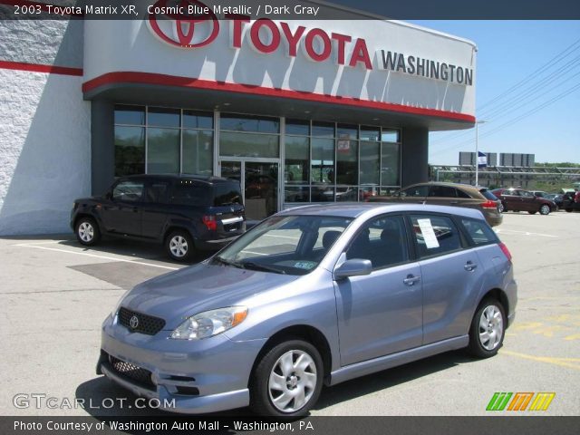 2003 Toyota Matrix XR in Cosmic Blue Metallic