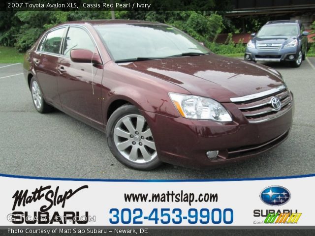 2007 Toyota Avalon XLS in Cassis Red Pearl