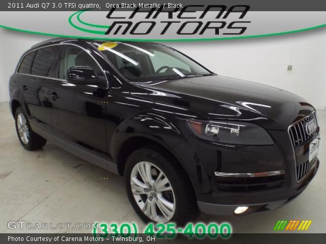 2011 Audi Q7 3.0 TFSI quattro in Orca Black Metallic