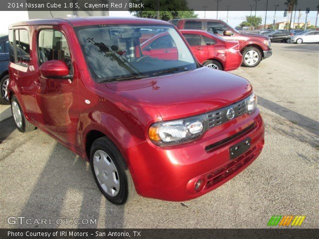 Cayenne Red 2014 Nissan Cube 1 8 S Black Interior