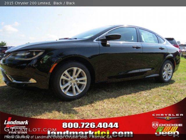 2015 Chrysler 200 Limited in Black