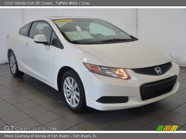 2012 Honda Civic EX Coupe in Taffeta White