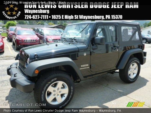 2014 Jeep Wrangler Sport 4x4 in Black