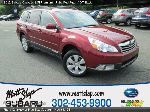 2012 Subaru Outback 2.5i Premium in Ruby Red Pearl