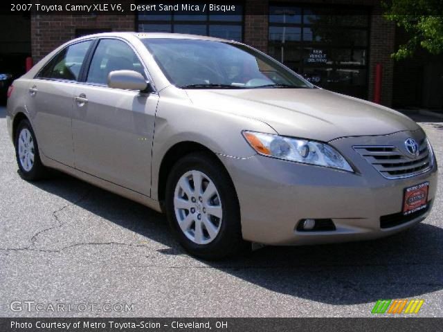 2007 Toyota Camry XLE V6 in Desert Sand Mica