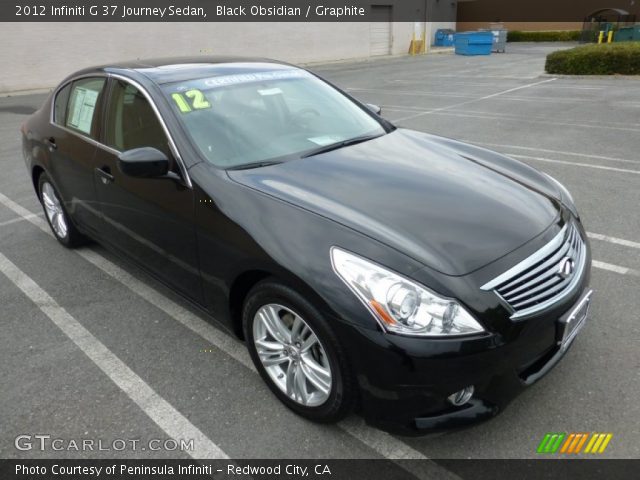 2012 Infiniti G 37 Journey Sedan in Black Obsidian