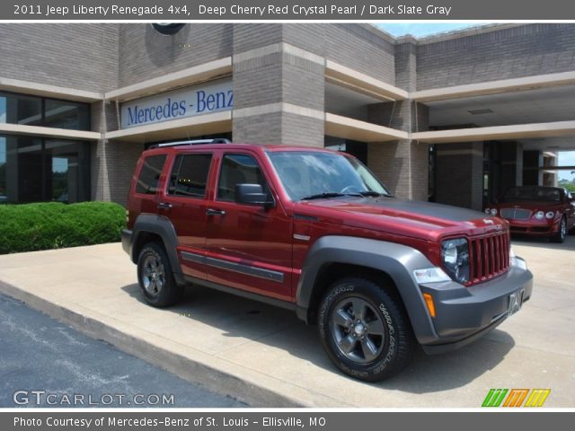 2011 Jeep Liberty Renegade 4x4 in Deep Cherry Red Crystal Pearl