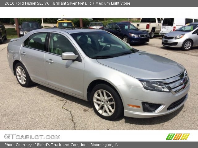 2010 Ford Fusion SEL V6 in Brilliant Silver Metallic