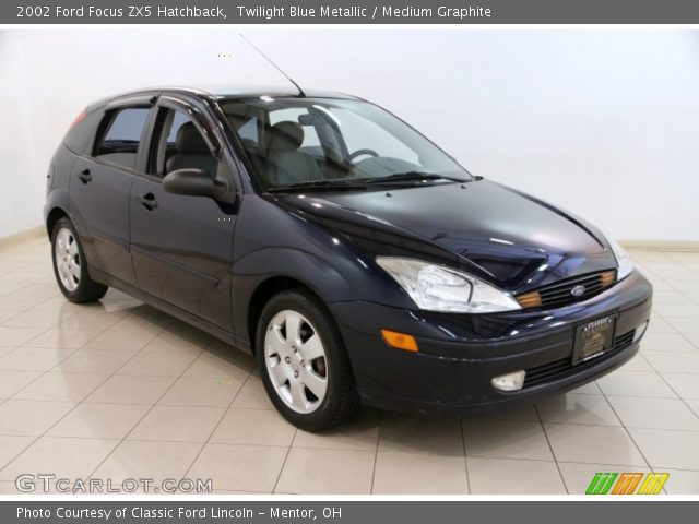2002 Ford Focus ZX5 Hatchback in Twilight Blue Metallic