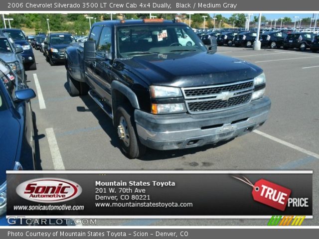 2006 Chevrolet Silverado 3500 LT Crew Cab 4x4 Dually in Black