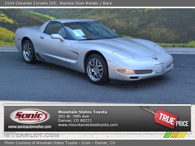 2004 Chevrolet Corvette Z06 in Machine Silver Metallic