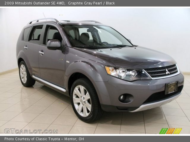2009 Mitsubishi Outlander SE 4WD in Graphite Gray Pearl