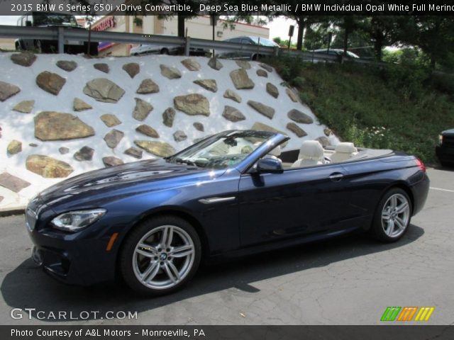 2015 BMW 6 Series 650i xDrive Convertible in Deep Sea Blue Metallic